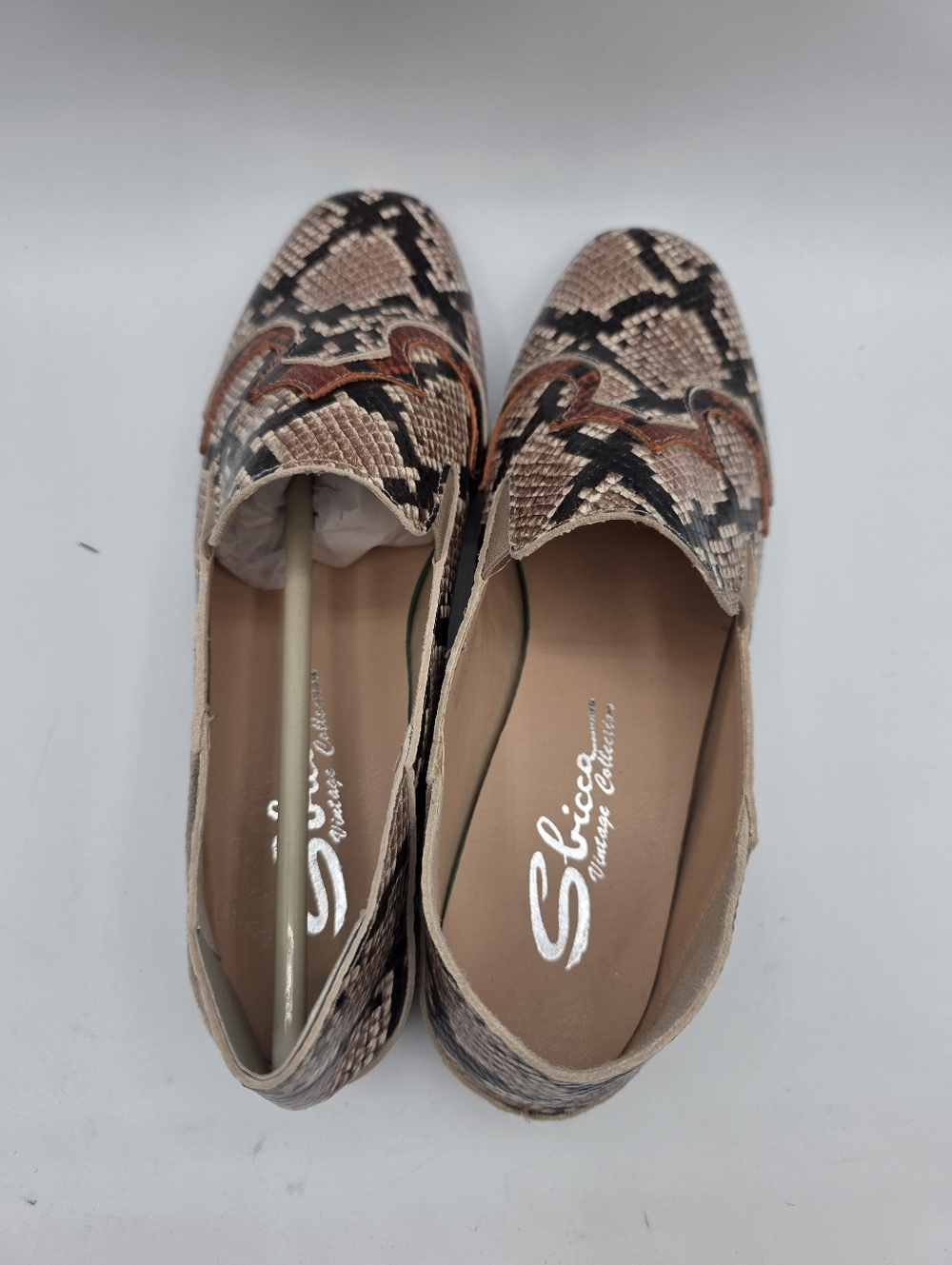 Sbicca Women's Nisland Driving Style Leather Loafer Size 7 NEW Going Out Snake - Picture 8 of 10